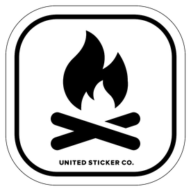 Badge_Icon_Sports & Recreation_Campfire_Vinyl_Sticker