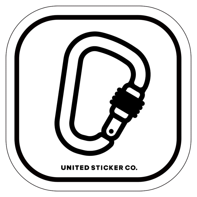 Carabiner Badge Sticker