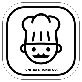 Badge_Icon_Food & Drink_Chef Face_Vinyl_Sticker