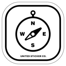 Badge_Icon_Sports & Recreation_Compass_Vinyl_Sticker