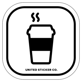 Badge_Icon_Food & Drink_Coffe To-Go Cup_Vinyl_Sticker