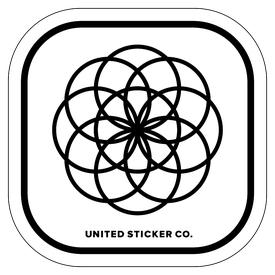 Badge_Icon_Science & Math_Flower of Life_Vinyl_Sticker