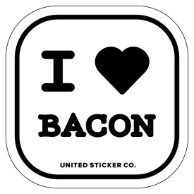 Badge_Icon_Food & Drink_I Heart Bacon_Vinyl_Sticker