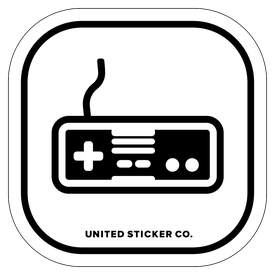Badge_Icon_Toys & Tech_Nintendo NES Controller_Vinyl_Sticker