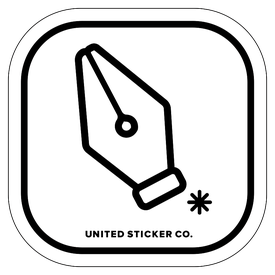 Badge_Icon_Art & Music_Pen Tool [ Illustrator ]_Vinyl_Sticker