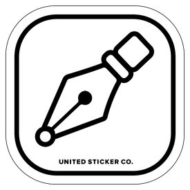 Badge_Icon_Art & Music_Pen_Vinyl_Sticker