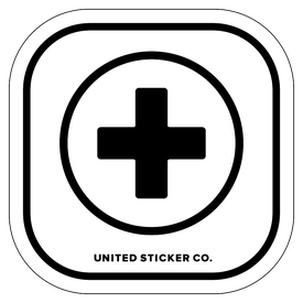 Badge_Icon_Professions_Medical Cross 01_Vinyl_Sticker