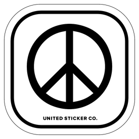 Badge_Icon_Emojis_Peace Sign_Vinyl_Sticker
