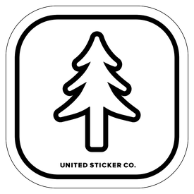 Badge_Icon_Plants_Evergreen Pine Tree_Vinyl_Sticker