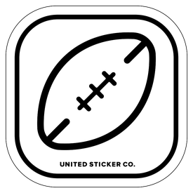 Badge_Icon_Sports & Recreation_Rugby Ball_Vinyl_Sticker