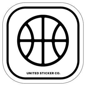 Badge_Icon_Sports & Recreation_Basketball Ball_Vinyl_Sticker
