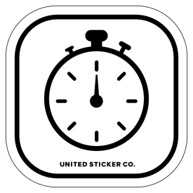 Badge_Icon_Sports & Recreation_Stop Watch_Vinyl_Sticker