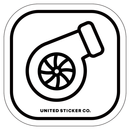 Badge_Icon_Sports & Recreation_Turbocharger [ Turbo ]_Vinyl_Sticker