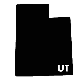 Diecut_State_Letters_Utah [ UT ]_Vinyl_Sticker