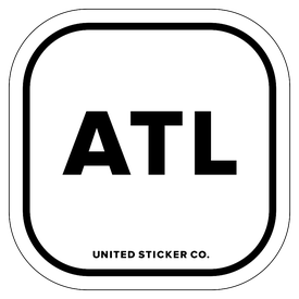 Badge_Lettering_Places_Atlanta [ ATL ]_Vinyl_Sticker