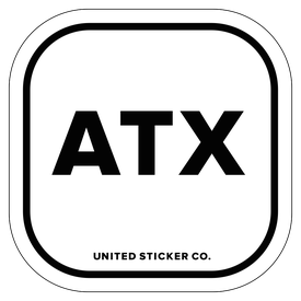 Badge_Lettering_Places_Austin [ ATX ]_Vinyl_Sticker