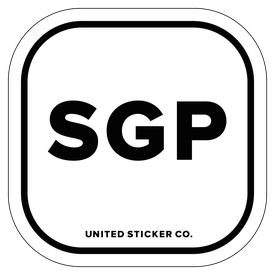 Badge_Lettering_Places_Singapore [ SGP ]_Vinyl_Sticker