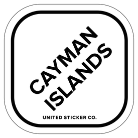 Badge_Lettering_Places_Cayman Islands_Vinyl_Sticker