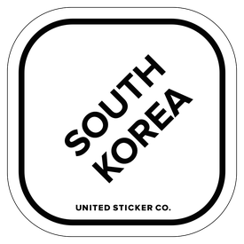 Badge_Lettering_Places_South Korea_Vinyl_Sticker