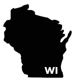 Diecut_State_Letters_Wisconsin [ WI ]_Vinyl_Sticker